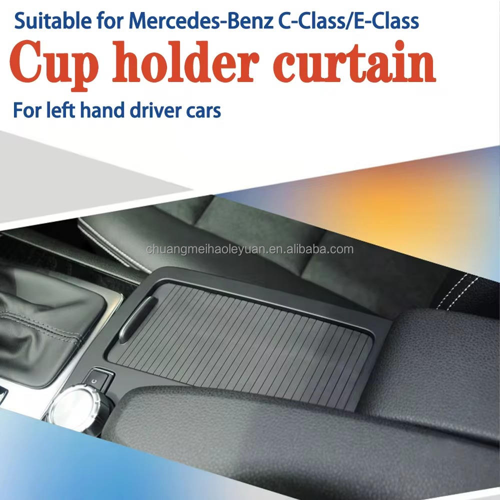 Replacement Center Co<i></i>nsole Light Cup Holder Panel Trim Cover for Mercedes Benz W204 C-Class C180 C20